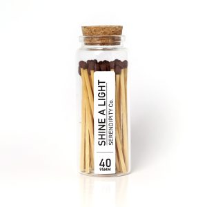 Matches in glass jar - 95mm