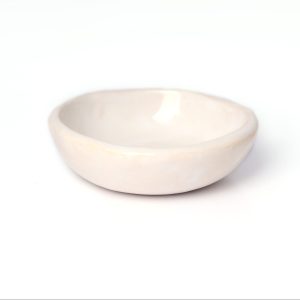 White trinket bowl